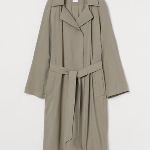 H&M Lightweight TrenchCoat Taupe new!